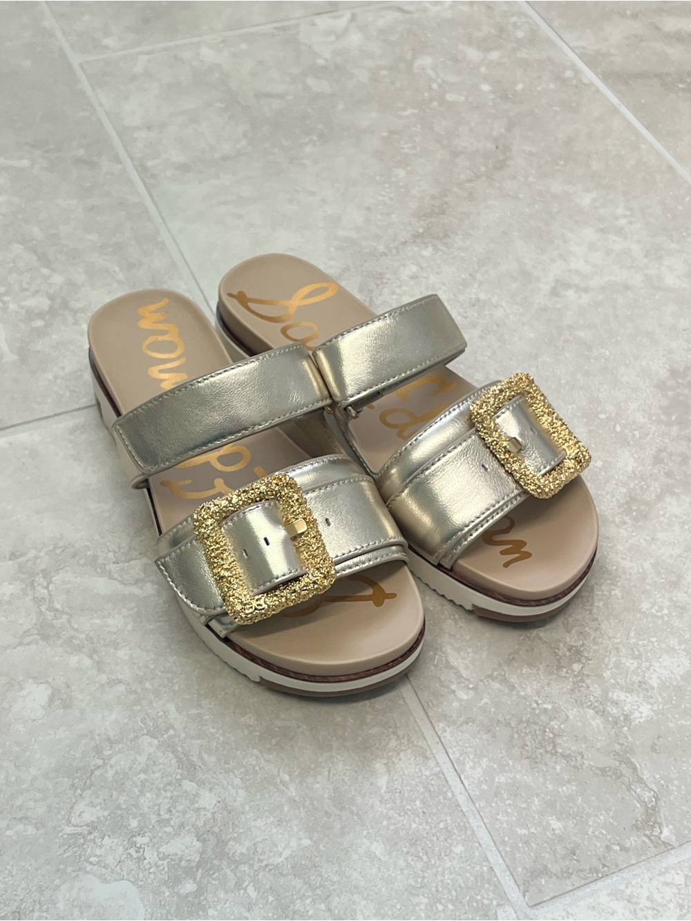 NWT / New in Box Sam Edelman Adrianna 2 Jute Leather Sandals Women’s 5.5M